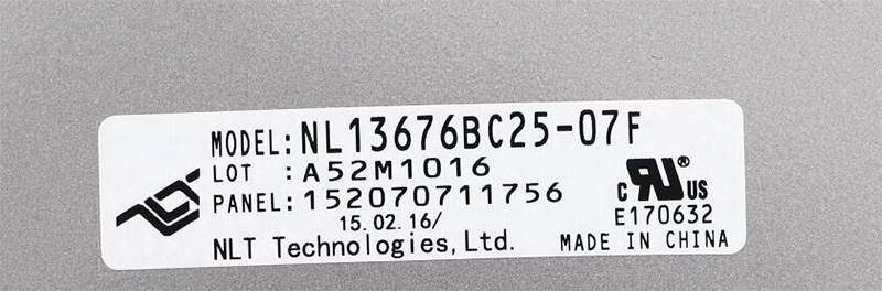 NL13676BC25-07F NLT 15.6