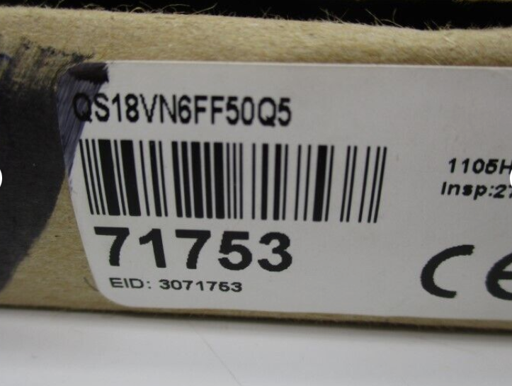 QS18VN6FF50Q5 with cable Bonner photoelectric switch