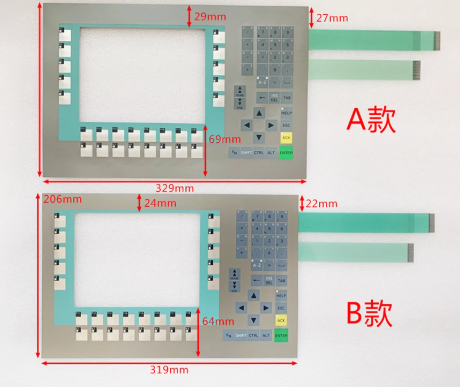 Siemens MP277-8 6AV6643-0DB01-1AX1 6AV6643-0DB01-1AX1 MEmbrane Keypad