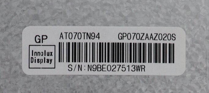 AT070TN94 7.0inch Innolux LCD Panel hd industrial lcd monitor