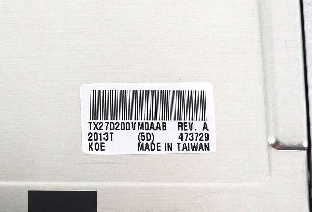 TX27D200VM0AAB KOE 10,6 Zoll 1280 * 768 LCD-Anzeige