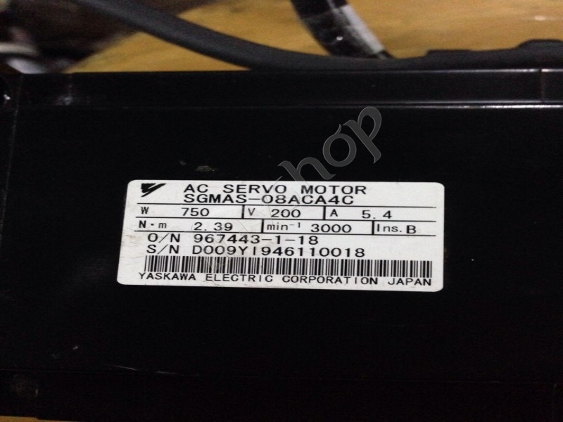 SGMAS-08ACA4C Yaskawa servo motor