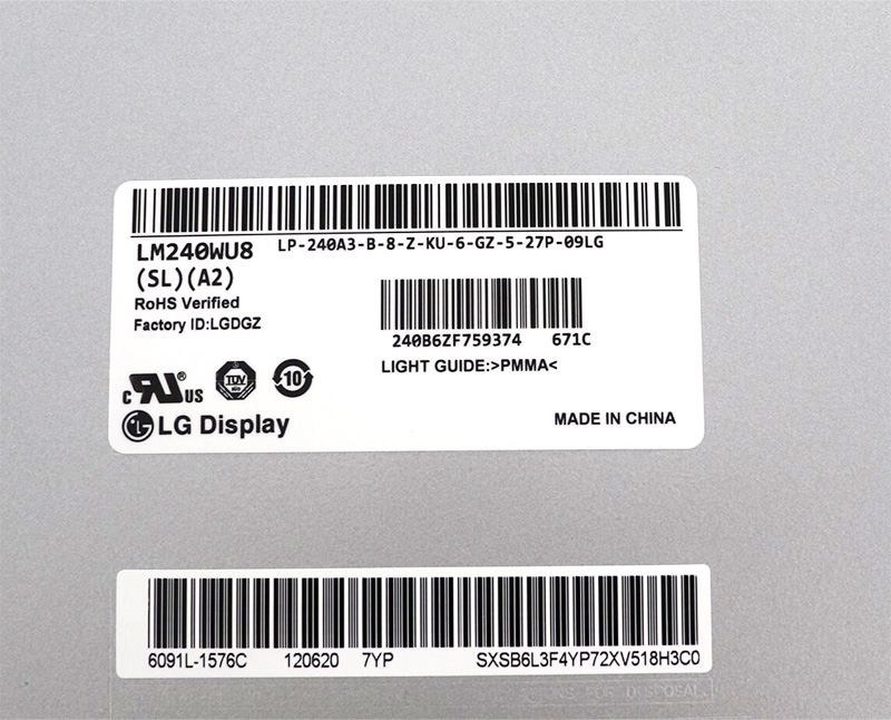 LM240WU8-SLA2 TFT LCD Panel