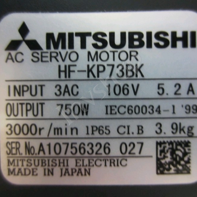 mitsubishi hf-kp73bk servomotor