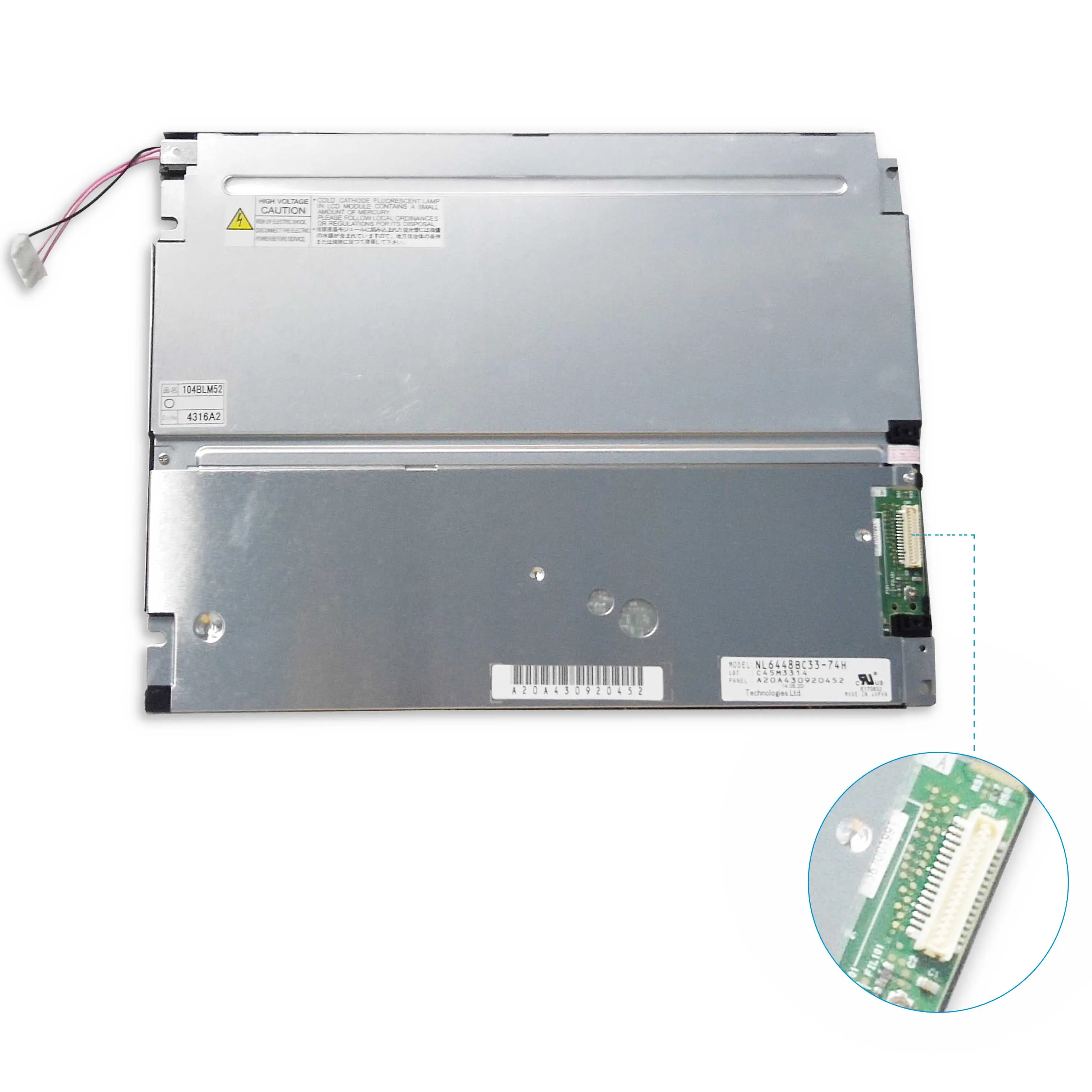NL6448BC33-74H 10,4 '' 640 * 480 LCD-Panel für NEC