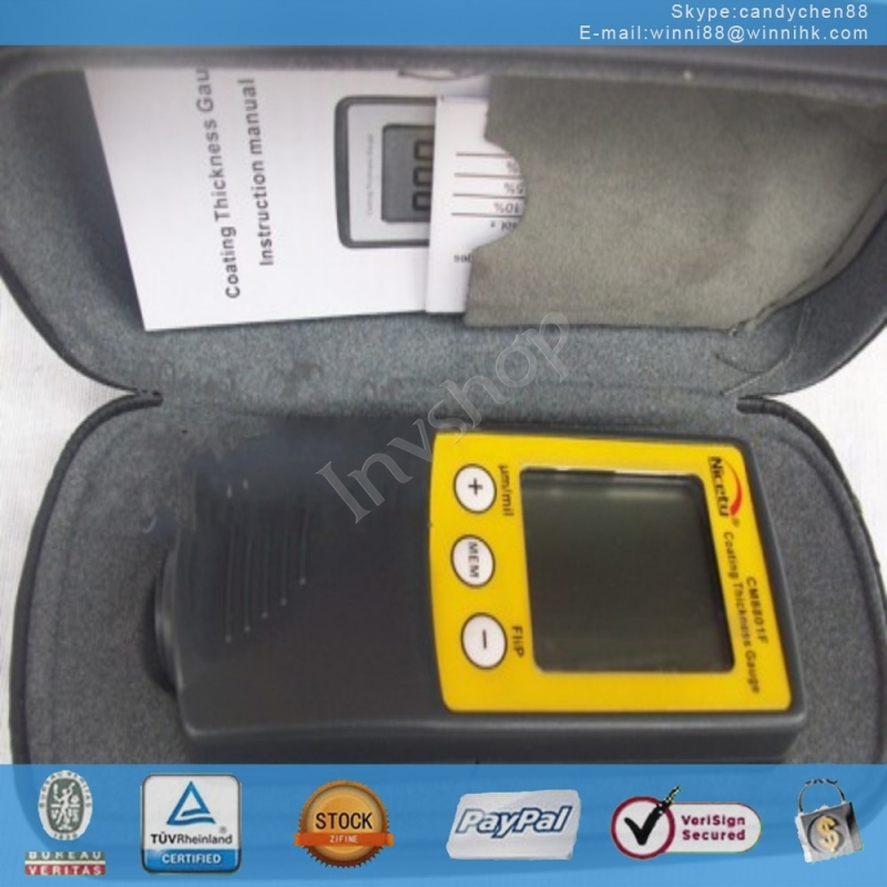 new CM8801F 0-1250UM/0-50MIL COATING THICKNESS GAUGE TESTER