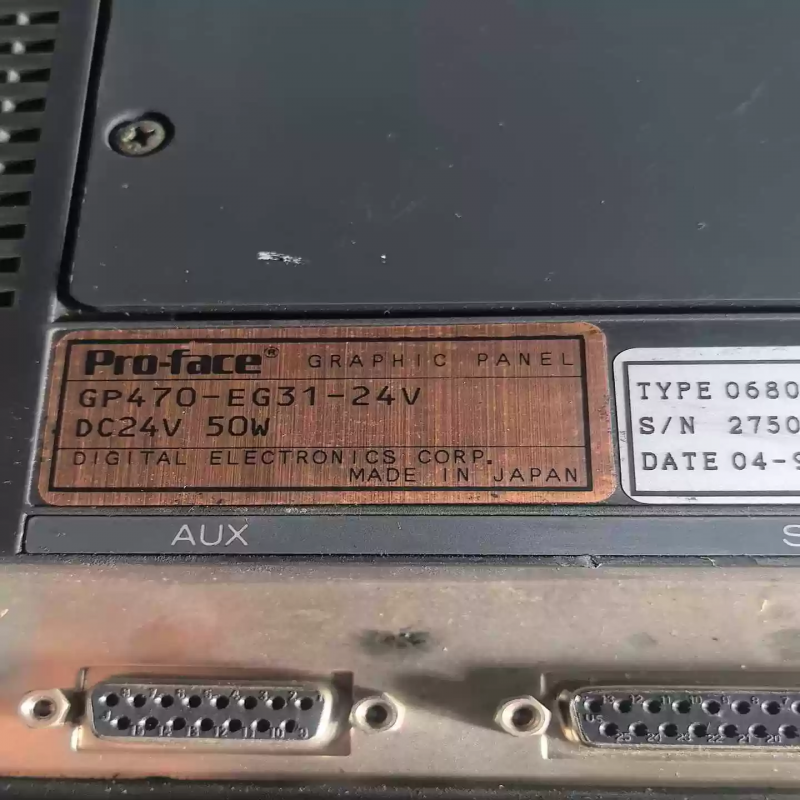 für pro - gesicht gp470-eg31-24v hmi - touchscreen 60 tage garantie verwendet