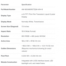 AM-800480R3TZQW-A1H-B AMPIRE 7