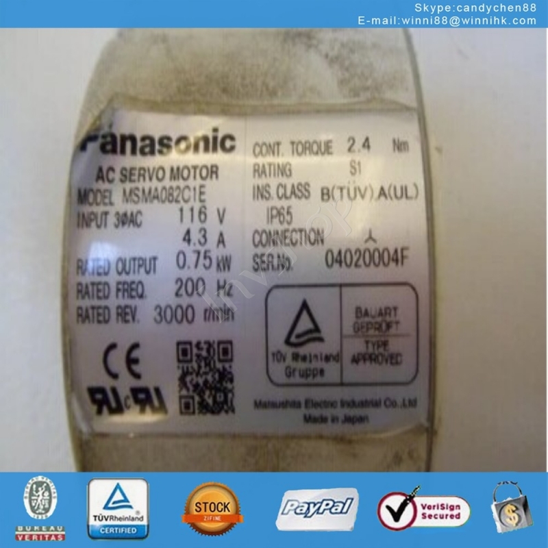 fÃ¼r teil msma082c1e ac servomotor 60 tage garantie verwendet