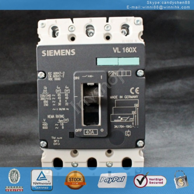 3VL1705-1DA33-0AA0 New for SIEMENS 60 days warranty