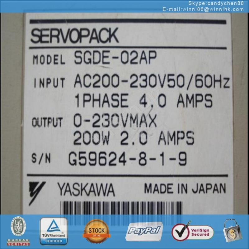 used Yaskawa SGDE-02AP servo drive
