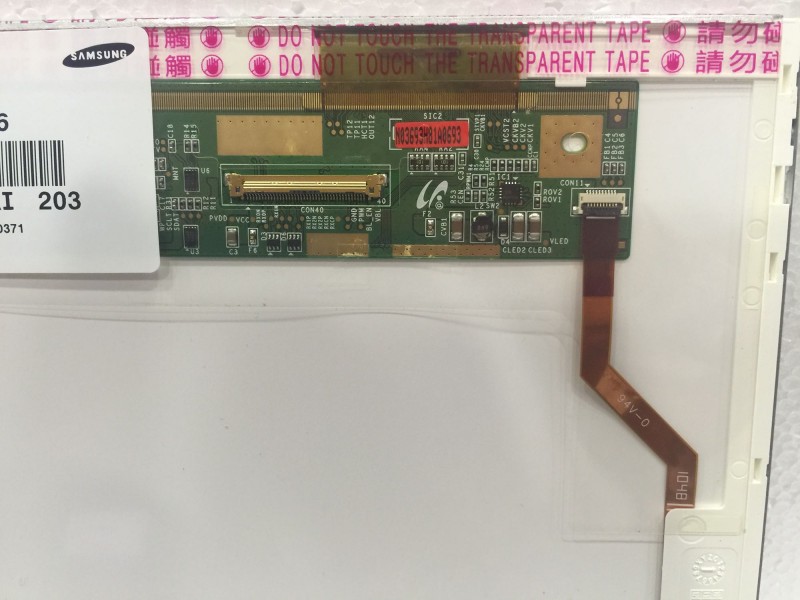 LTN101NT02 Anti - Glare Samsung LCD Display Panel 1024*600 Resolution