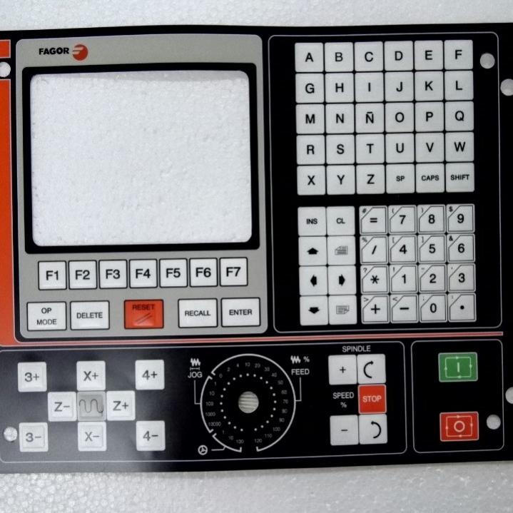 FAGOR 8025M Operation panel key membrane