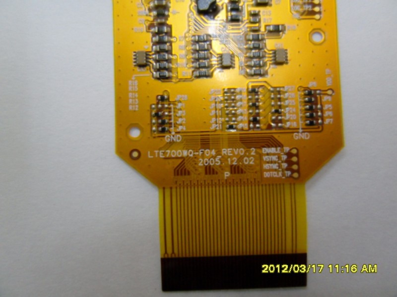 LTE700WQ-F04 RGB 7.0 Inch Samsung LCD Panel 480 × 234 Resolution VGA Panel