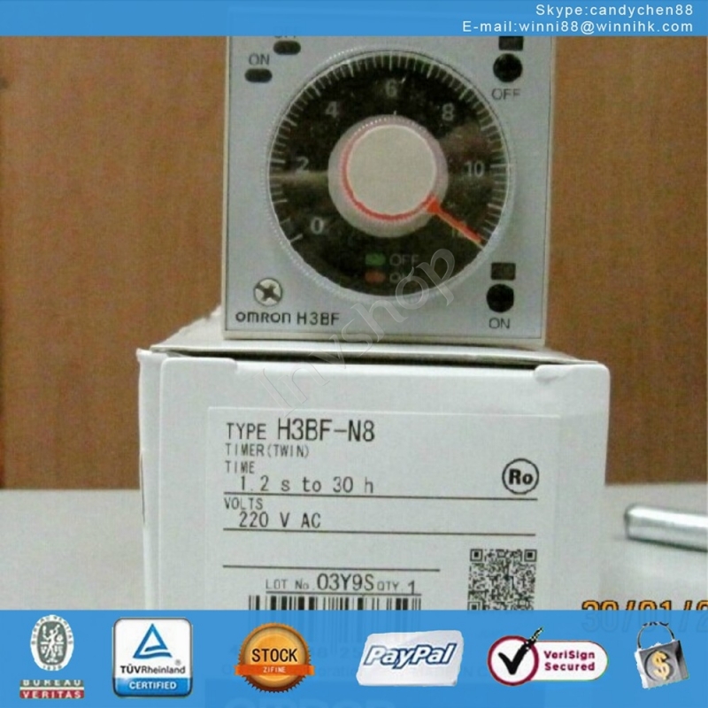 neue h3bf-n8 220vac timer im kasten