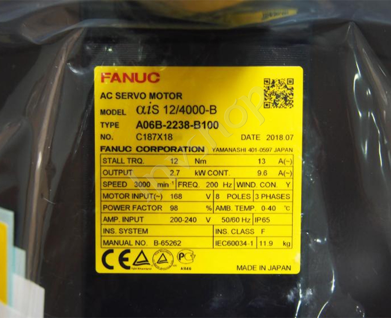 A06B-2238-B100 Fanuc Servo motor