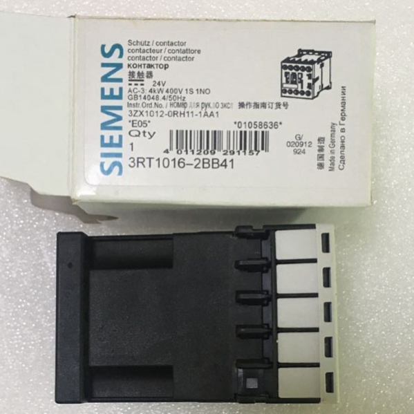 SIEMENS NEW 3RT1016-2BB41 PLC (AB8)CONTACTOR 3-POLE 24VDC F6Y7