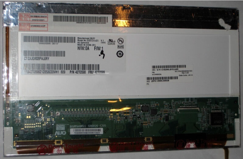 8,9 - zoll - und lcd - panel b089aw01 v1 213.4 × 129,6 × 5,45 mm)