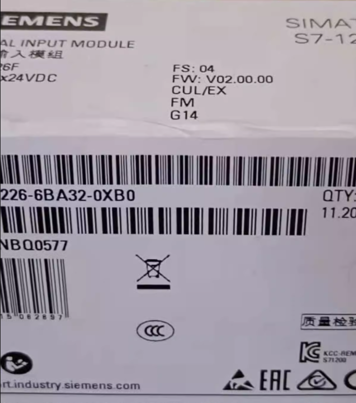 Siemens Plc Module 6ES7226-6BA32-0XB0