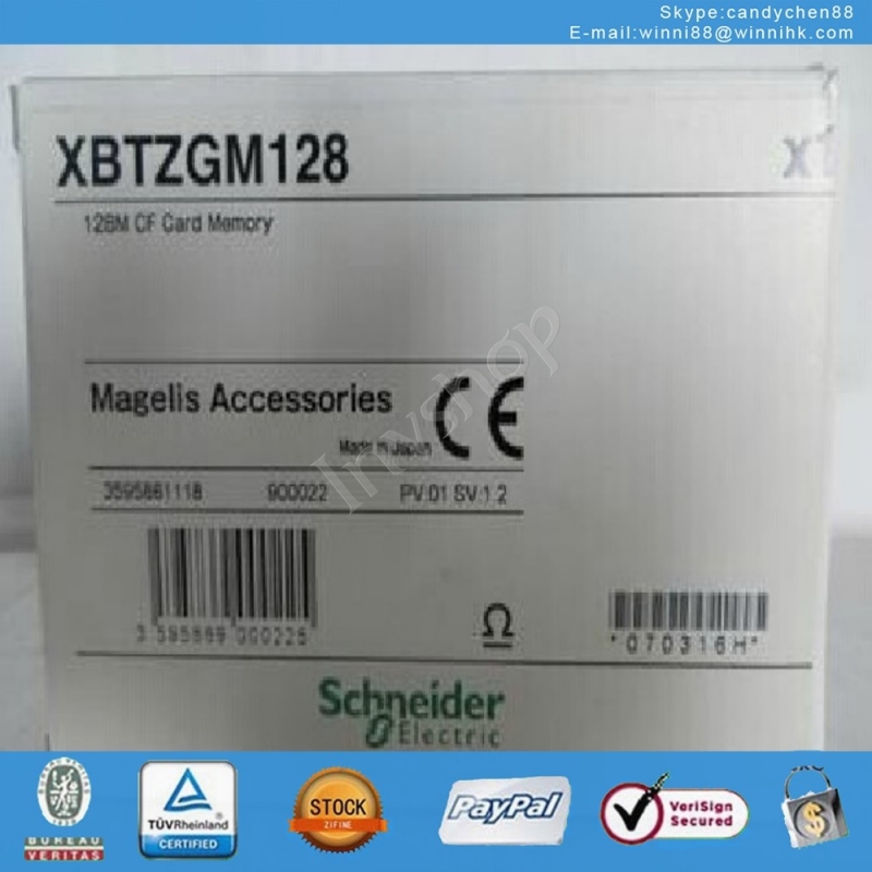 Used XBTZGM128 card / CF for Schneider 128Mb card memory