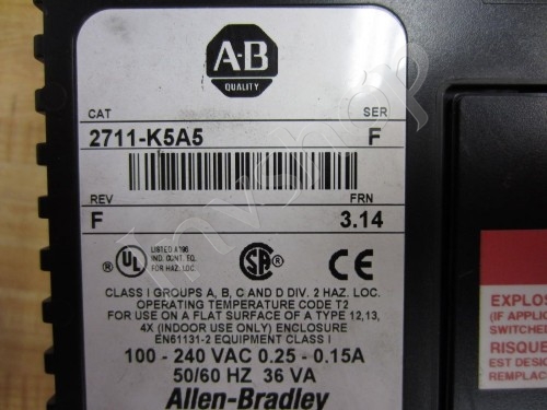 Allen Bradley 2711-K5A5 HMI PANELVIEW