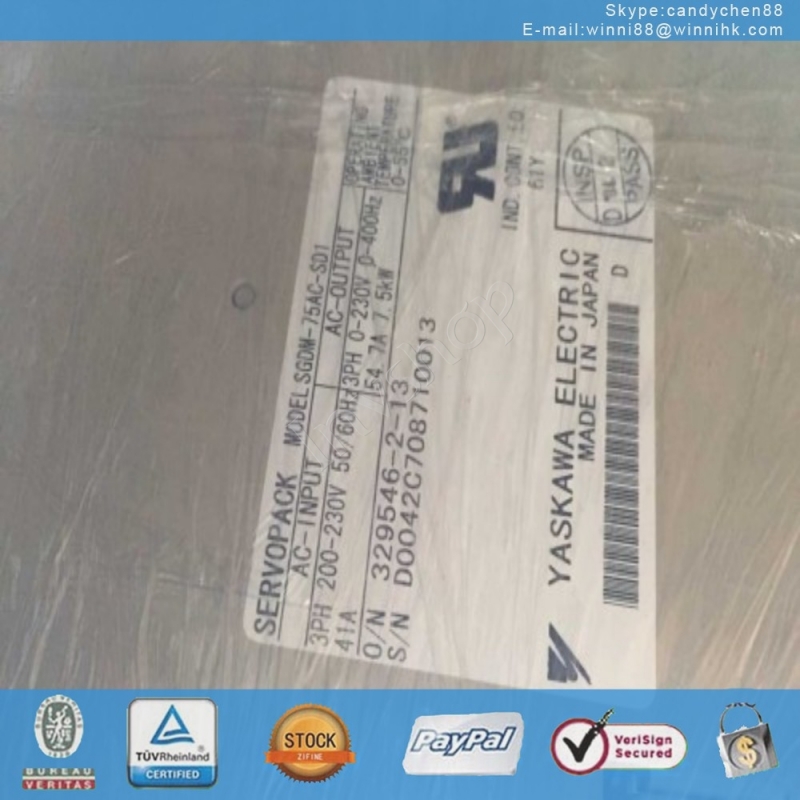 sgdm-75ac-sd1 servo verwendet fÃ¼r 60 tage garantie yaskawa fahren