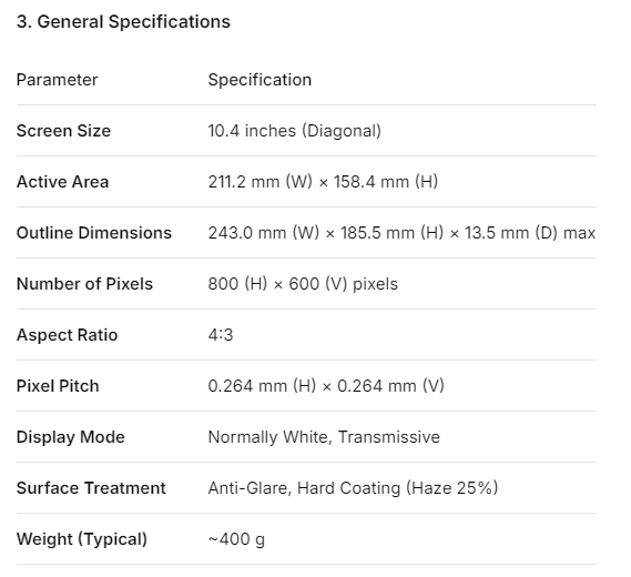 PD104SLF-11 PVI 10.4inch lcd panel PD104SLF