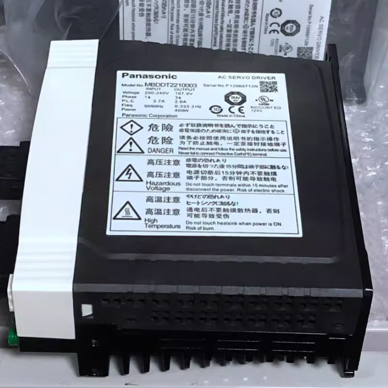Panasonic SERVO DRIVER MBDDT2210003