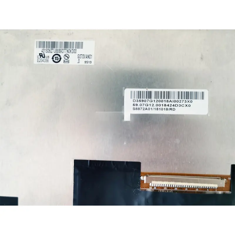 G070VAN01.0 AUO 7 Zoll 800×480 LCD-ANZEIGE