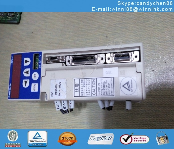 AC MSD013A1XX PANASONIC SERVO DRIVER