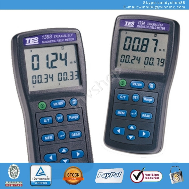 new TES-1393 Triaxial ELF EMF Tester Electro