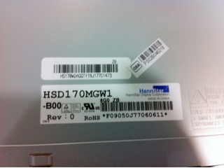 HSD170MGW1-B00 HannStar 17-Zoll-LCD-panel