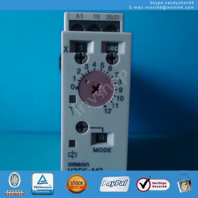 new OMRON H3DE-M2 Set the time relay