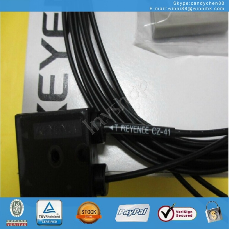 neue cz-41 keyence fiberoptic sensor