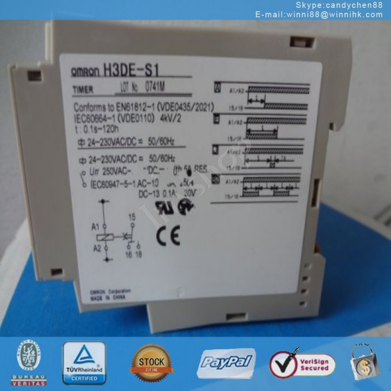 new OMRON H3DE-S1 Set the time relay
