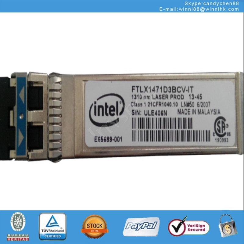 NEW INTEL FTLX1471D3BCV-IT E10GSFPLR 1310nm module