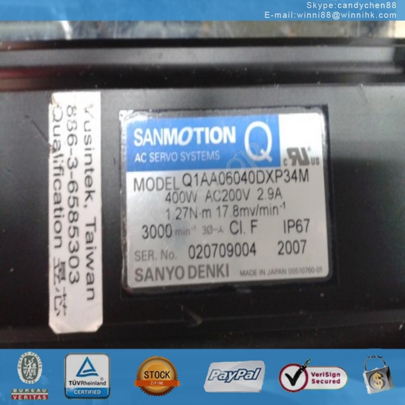 q1aa06040dxp34m sanyo servomotor garantie fÃ¼r 60 tage