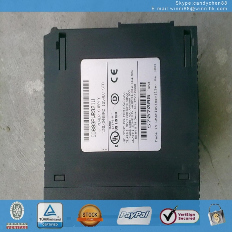 GE Used IC693PWR321U PLC for FANUC 60 days warranty