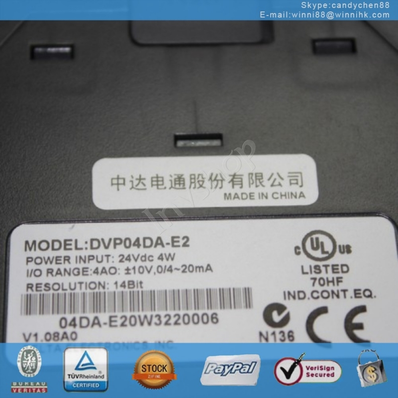 neue dvp04da-e2 plc 4 punkt 14 - bit - auflÃ¶sung analog - i / o - modul