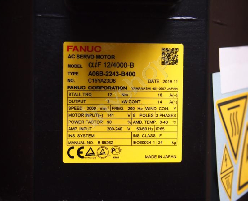 A06B-2243-B400 Fanuc Servo motor