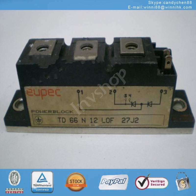 NEW TD66N12LOF EUPEC / INFINEON MODULE