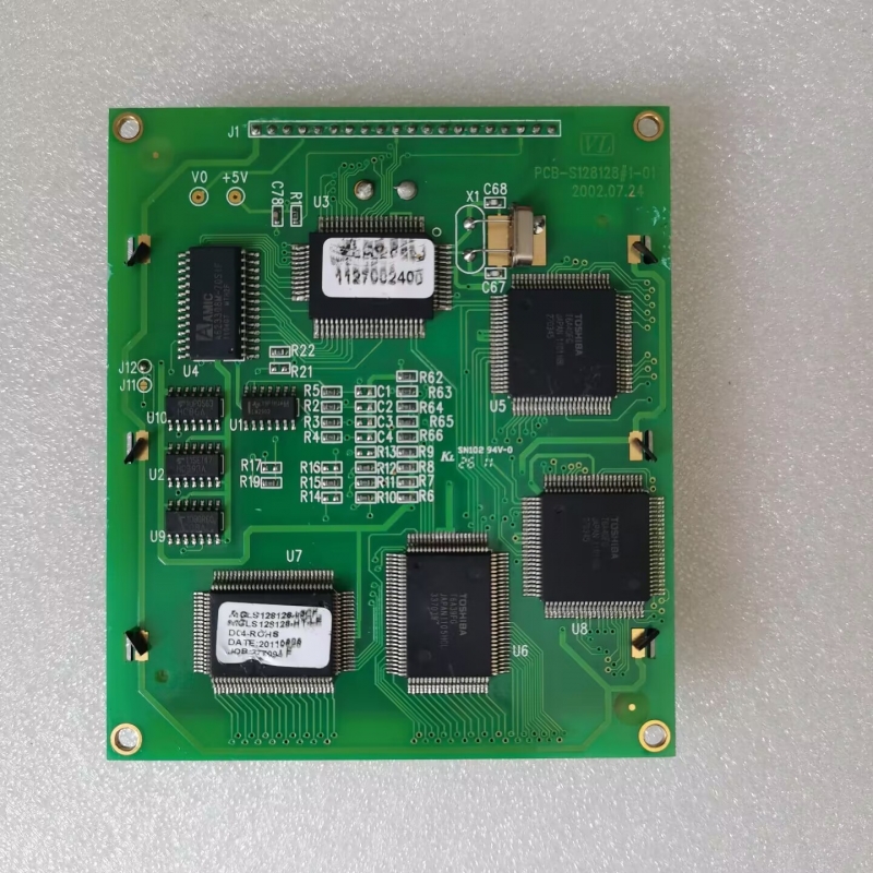 Gebrauchtes Industrie-Display MGLS128128-03CF PCB-S128128#1-01