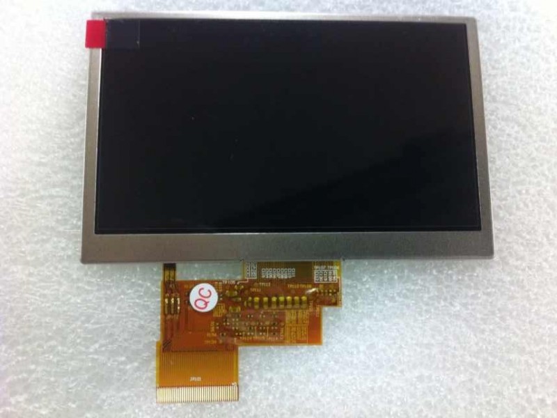 CLAA043JD02CW 4.3 inch 40PIN High brightness Industrial LCD Displays Contrast Ratio 500 : 1