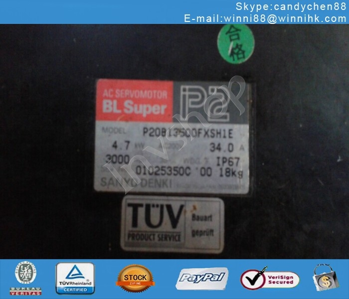 sanyo P20B13500FXSH1E servo motor