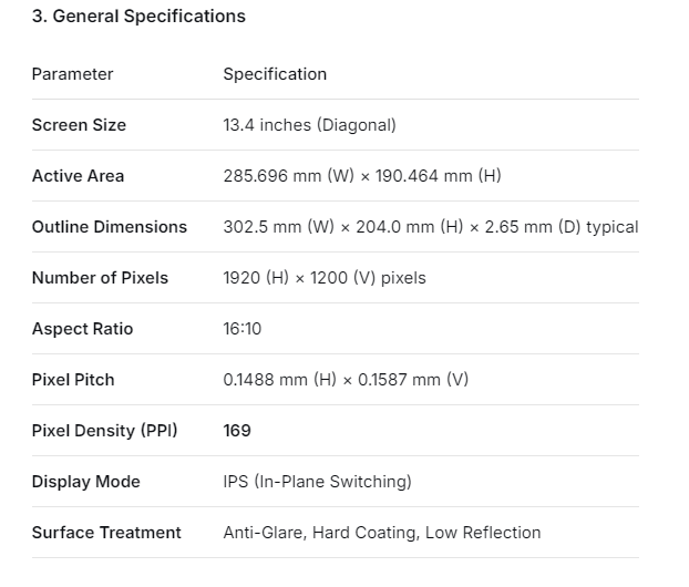 TLX-1341-C3B industrielle LCD-panel