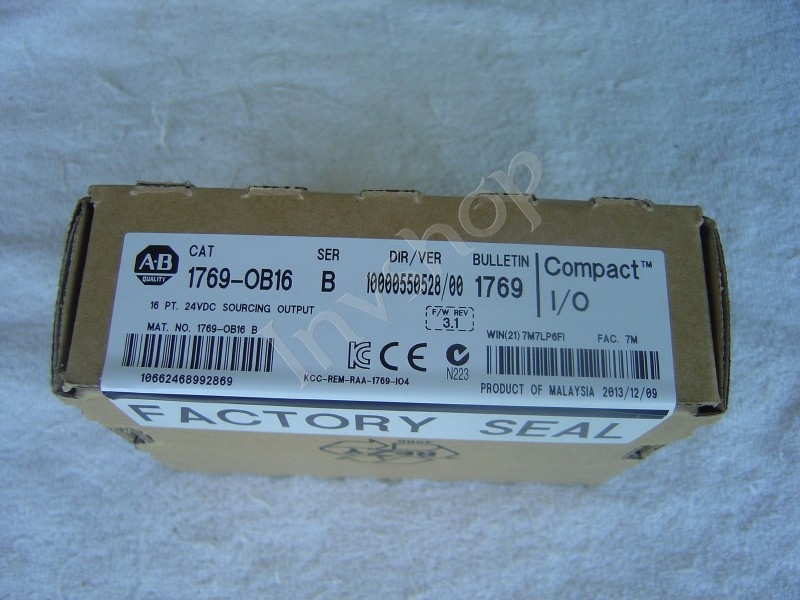 new Allen-Bradley 1769OB16 controller module of PLC