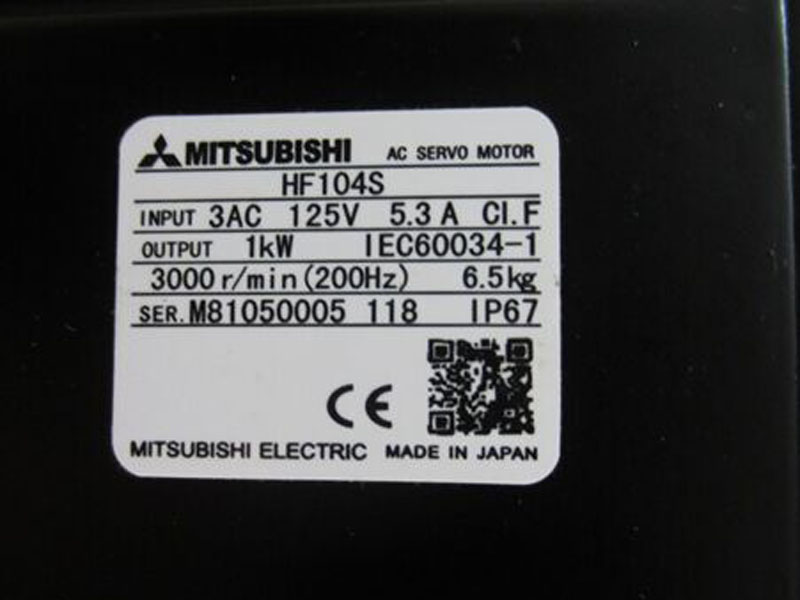 new MITSUBISHI PLC HF104S Servo motor