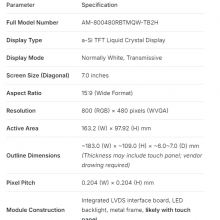 AM-800480RBTMQW-TB2H AMPIRE 7