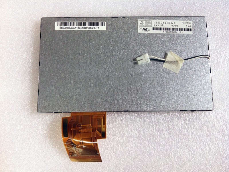 hsd062idw1 - a02 6.2inch hannstar industriellen flat panel display fahrzeug montiert, dvd - navigati