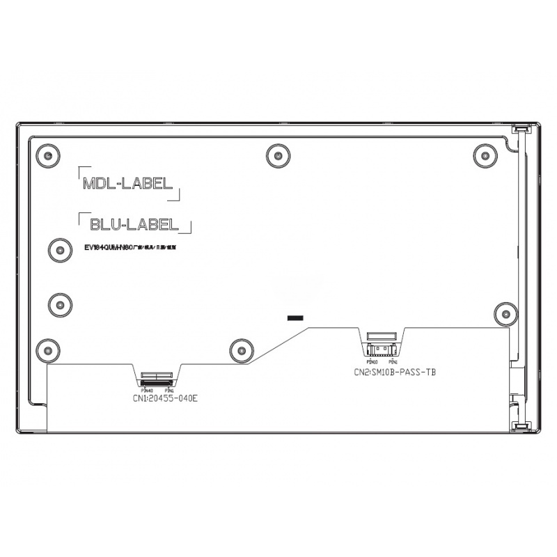 EV184QUM-N80 BOE 18,4 Zoll 3840 × 2160 LCD-ANZEIGE